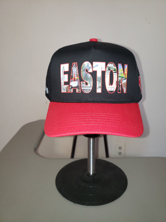 EASTON 610 Red/Black snapback hat!